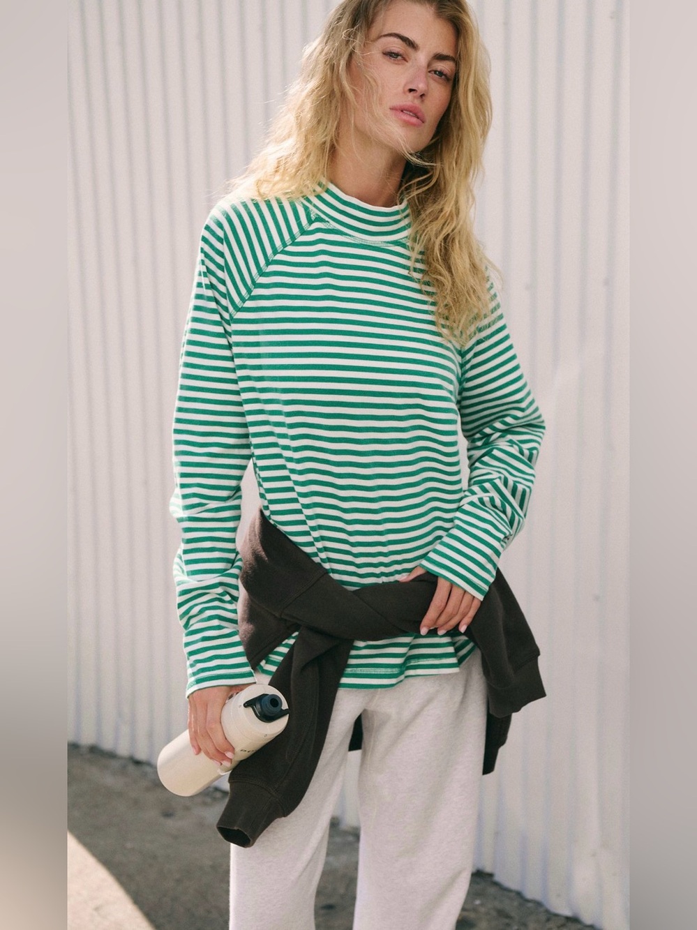 Free People Restoration Yarn Dye Stripe Layer
